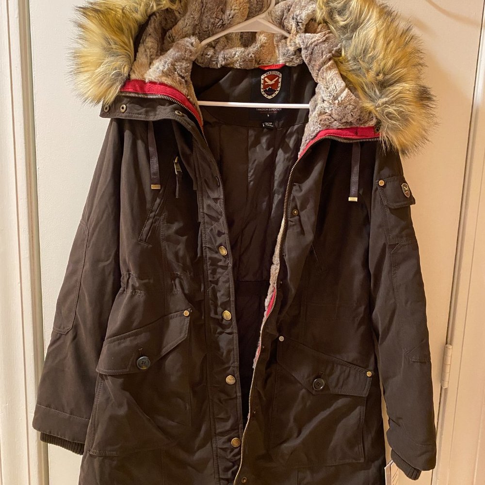 1 Madison Expedition Heritage Collection Olive Parka Jacket Size XS NWT